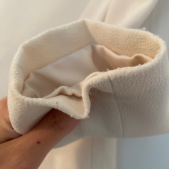 Aritzia Wilfred Open Blazer Cream Open Front Size 2 - Picture 5 of 6